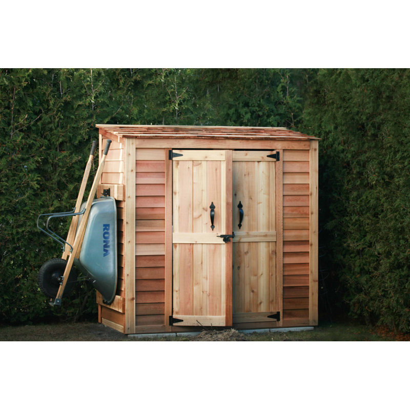 Outdoor Living Today 6 ft. W x 3 ft. D Grand Garden Chalet Cedar Wood